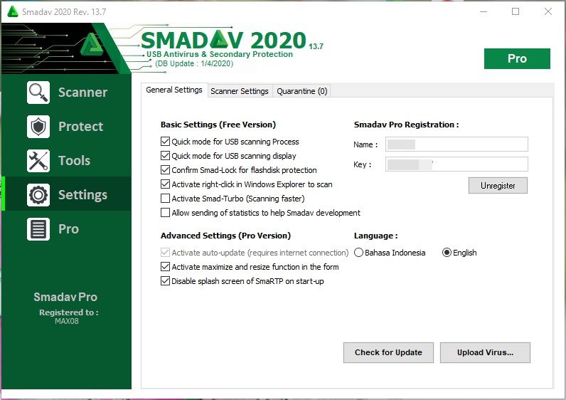 Smadav Pro 2022 v14.9.1 Full + Keygen – Pirate4All
