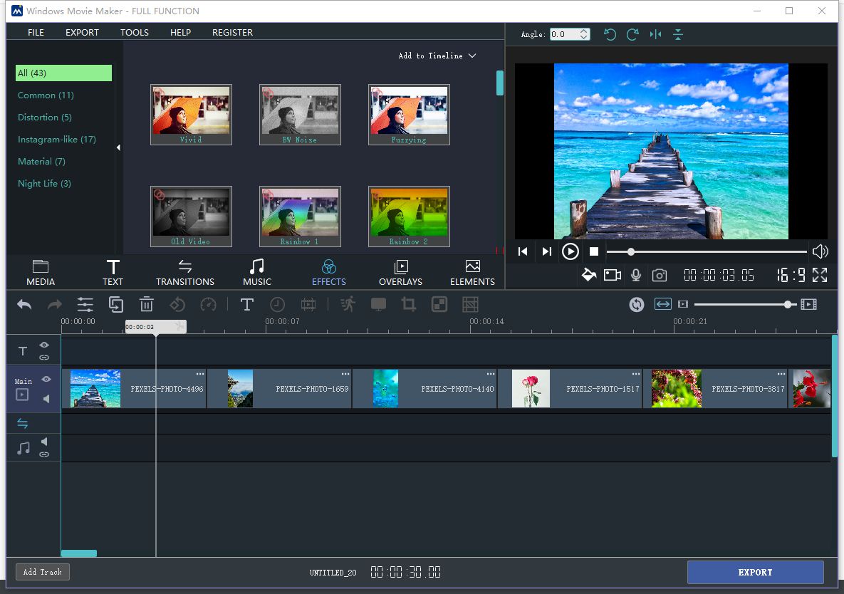 special effects download for windows movie maker